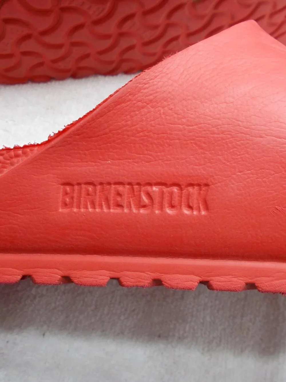 BIRKENSTOCK Arizona EVA Red Slide Slip On Sandals Mens US 11/EU 44